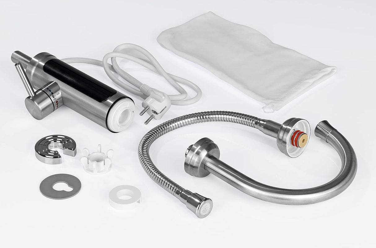 AquaHeat Kitchen Faucet Instant Water Heater with LED Display
