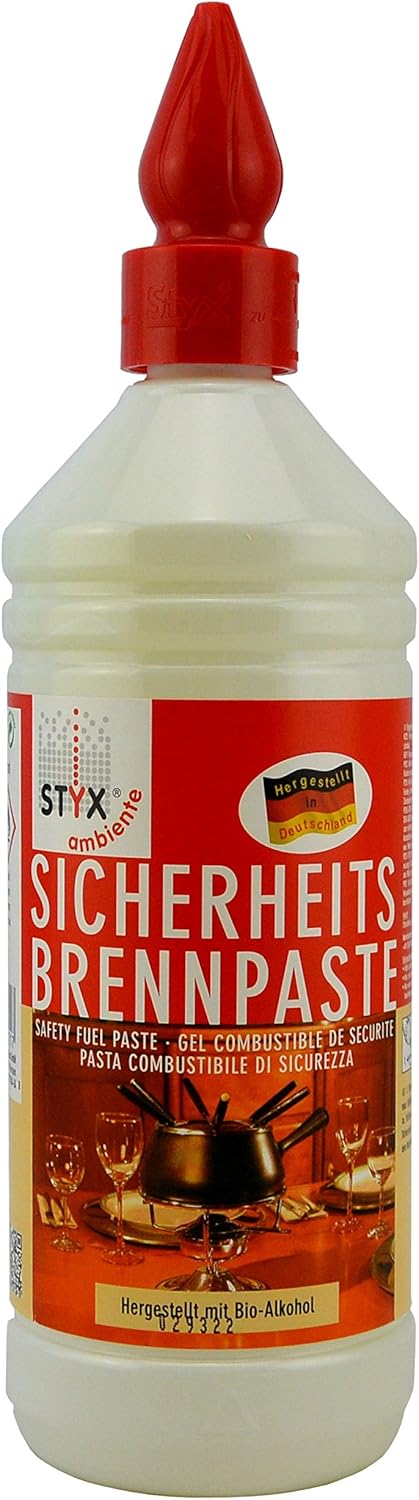 STYX Ambiente Safety Fuel Paste - 1000ml Organic Alcohol