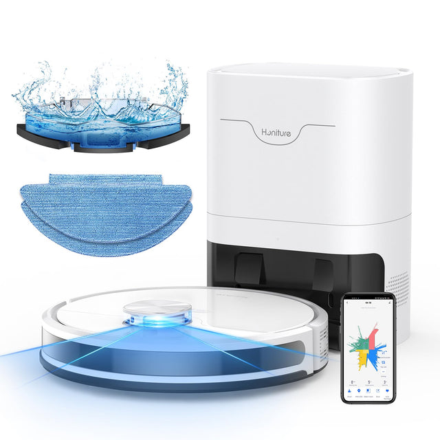 HONITURE Q6 SE Robot Vacuum Cleaner with Wiping Function and App Control