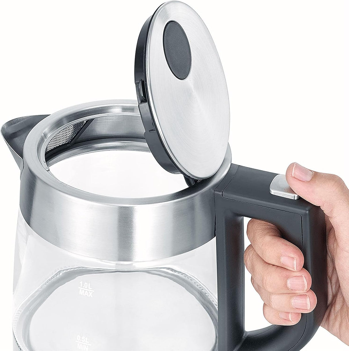 Severin Glass Kettle - Stainless Steel and Glass