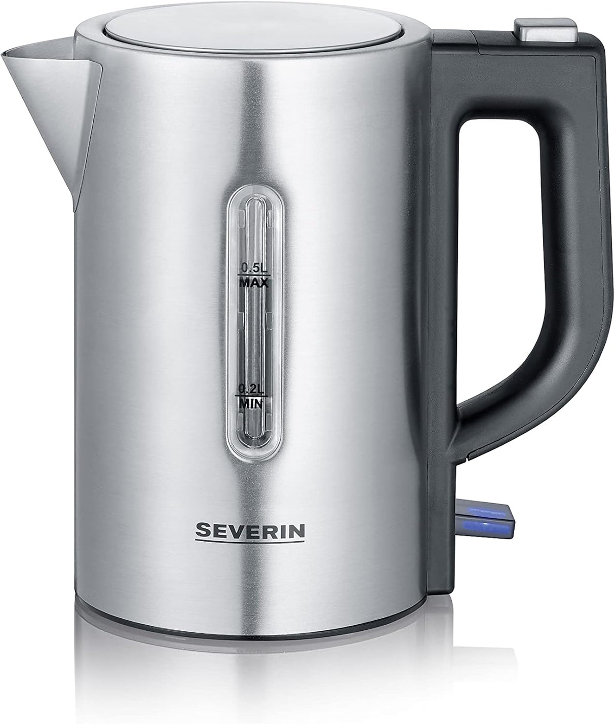 Severin Travel Kettle - Stainless steel, 0.5L capacity, dual voltage