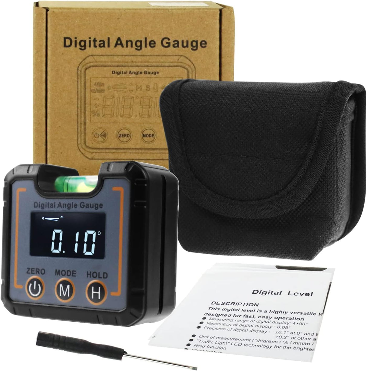 DigitalTools Digital Angle Indicator - Magnetic Base