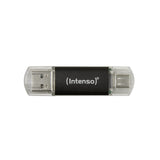 Intenso Twist Line 64GB Dual USB Flash Drive with USB-C and USB-A connectors