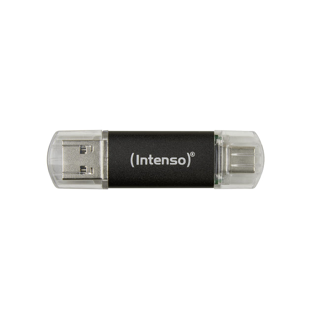 Intenso Twist Line 64GB Dual USB Flash Drive with USB-C and USB-A connectors