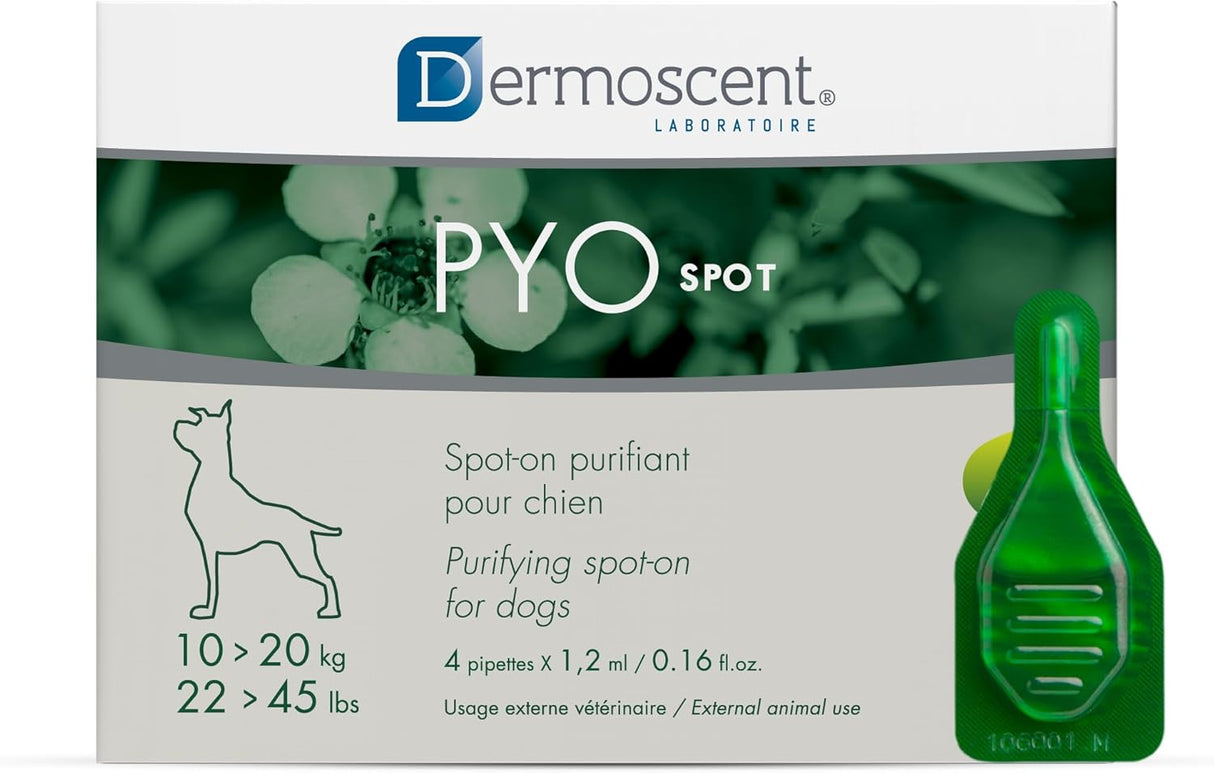 Dermoscent Pyospot Dog Spot-On Treatment 0-10Kg, 4 Pipettes