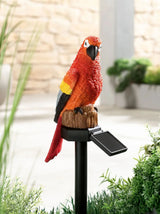 Livarno Home Red Parrot Solar Lamp - Outdoor Garden Decor