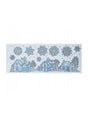 Livarno Home Christmas Window Stickers - Reusable Shimmering Design