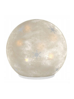 Livarno Home Christmas Frosted Glass Ball Lamp - Frosted glass with warm LEDs