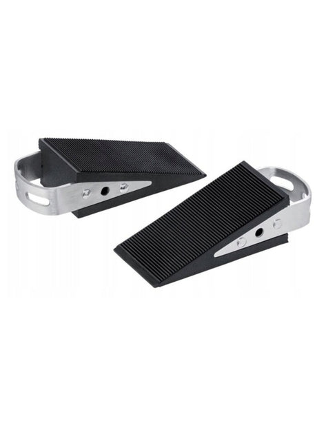 All Brands Factory Outlet Door Wedge Stopper Set - Stainless Steel TPR 2-Pack