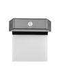 Livarno Home Solar Outdoor LED Light - Motion Sensor, Stainless Steel