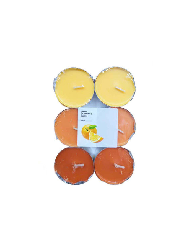 Livarno Home Basic Orange Scented Candle - Tealight