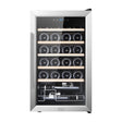 Cecotec Bolero GrandSommelier Wine Cellar with stainless steel door and wooden shelves