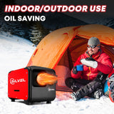 SILVEL 8KW 12V All-in-One Diesel Air Heater with 5L Tank - Portable Vehicle Heating