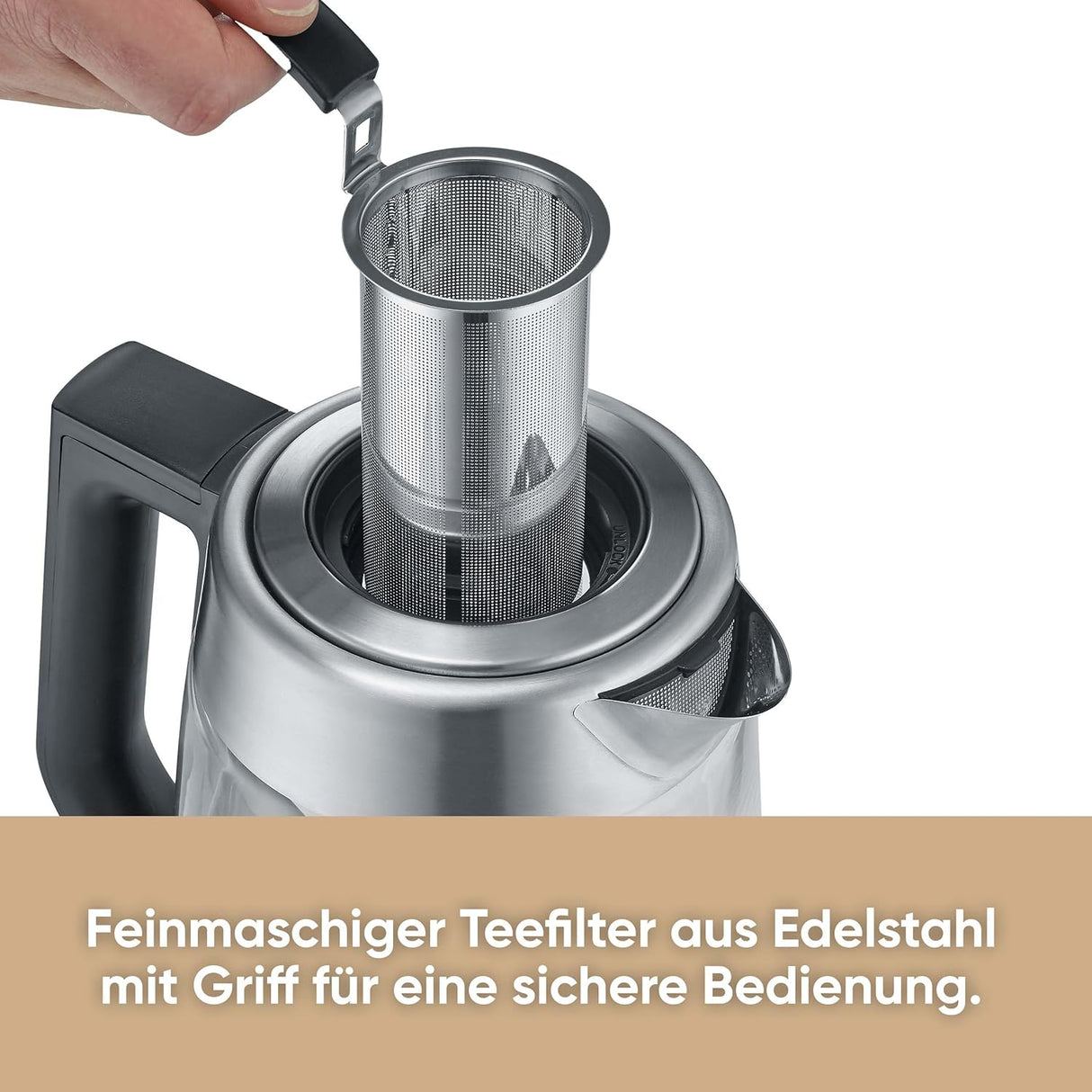SEVERIN Glass Tea & Kettle Deluxe WK 3480 - 1.7L with Temperature Control