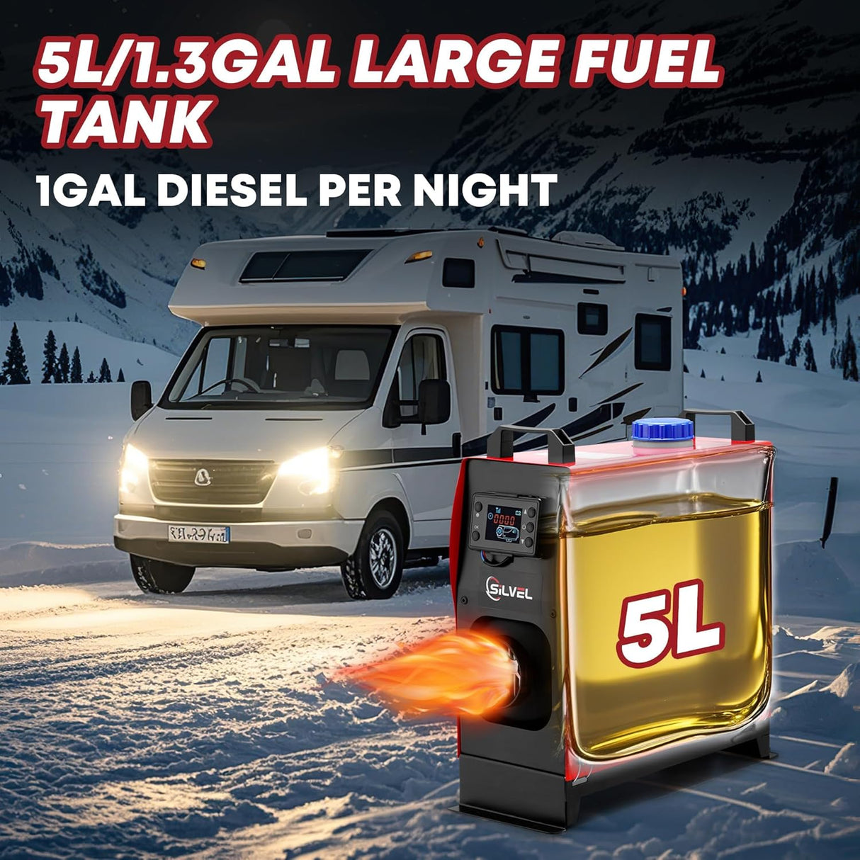 SILVEL Diesel Air Heater for Truck & Camper Vehicles