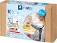 STAEDTLER FIMOair Air-Drying Modelling Clay Basic Set with Tools and Accessories, 500g