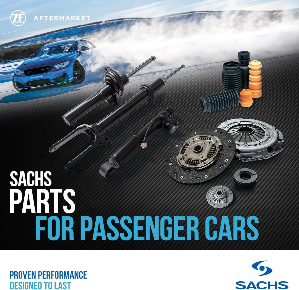 Sachs Gas Pressure Shock Absorber - Right Front Axle, Two-Tube System