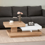 ModernDesign Rotating Coffee Table - Mobile Controlled Lights