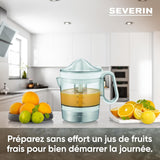 Severin Electric Citrus Juicer - 1L Tank, 40W, White