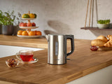 Severin Travel Kettle - Stainless steel, 0.5L capacity, dual voltage