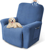 Recliner Chair Cover for Lazy Boy Recliners - Black, Stretch Fabric