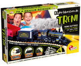 Liscianigiochi I'm a Genius The Super Train Laboratory kit with colorful components and a train model