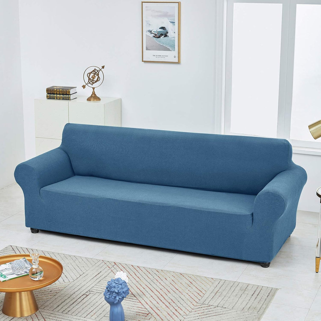 Joccun Stretch Spandex Jacquard Sofa Cover - 3-Cushion