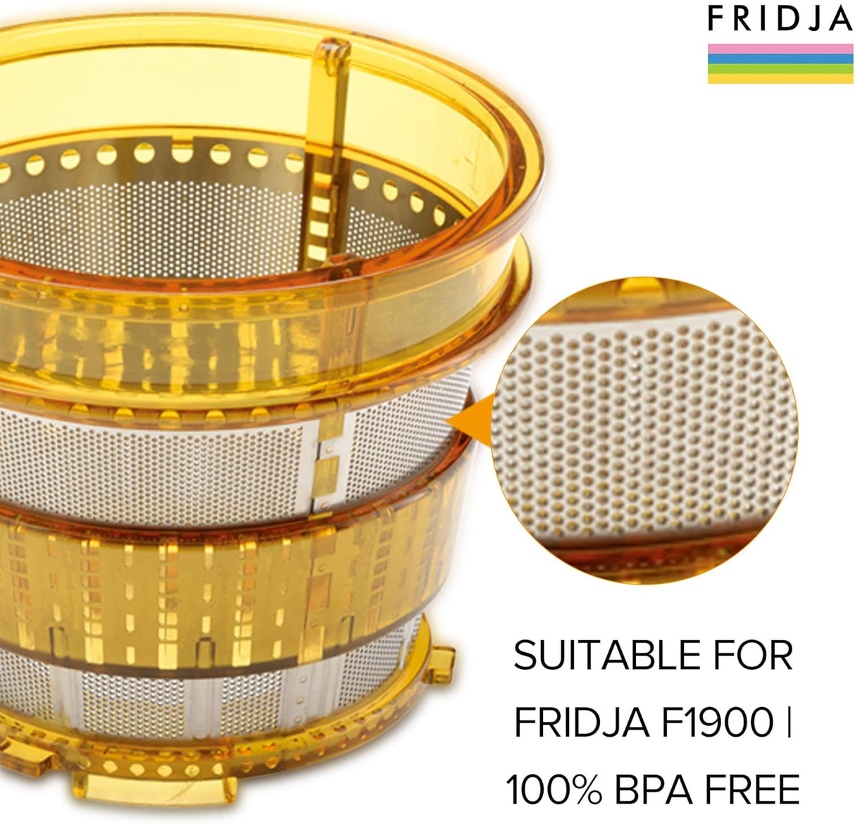 Fridja Ultem Juice Strainer for f1900 Juicer - BPA Free