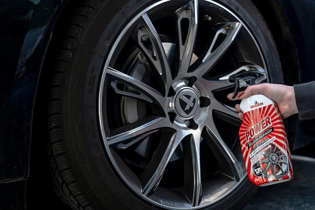 NIGRIN Power Wheel Cleaner - Acid-Free Gel Formula with Brake Dust Breaker and Action Indicator, 750ml
