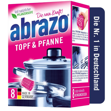 Abrazzo cleaning pads with natural soap for kitchen and grill use
