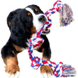 Youngever Dog Rope Toy for aggressive chewers, featuring 5 knots and durable design for large dogs.
