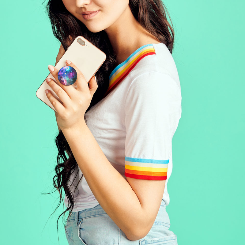 Popsockets Swappable Popgrip - Blue Nebula - Wireless Charging