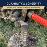 Kings County Tools Hand-Forged Aluminum Wood Splitting Wedge 1.75 lb