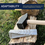 Kings County Tools Hand-Forged Aluminum Wood Splitting Wedge 1.75 lb