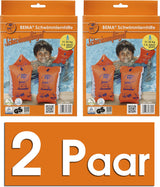 BEMA Original Orange Arm Bands for children, size 0, designed for ages 1-6 years.