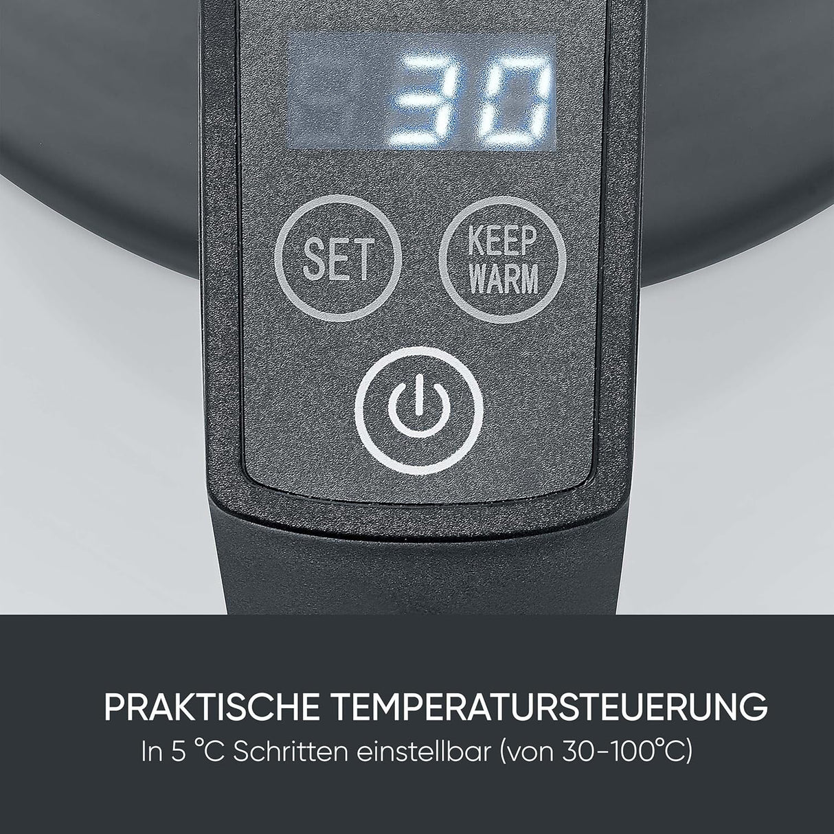 SEVERIN Cool-Touch Double-Walled Kettle - 1.7L Black with LED Temperature Feedback