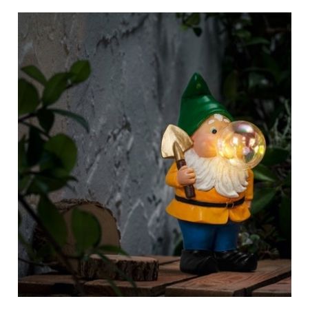 Livarno Home Solar LED Decoration Gnome Hand-Painted