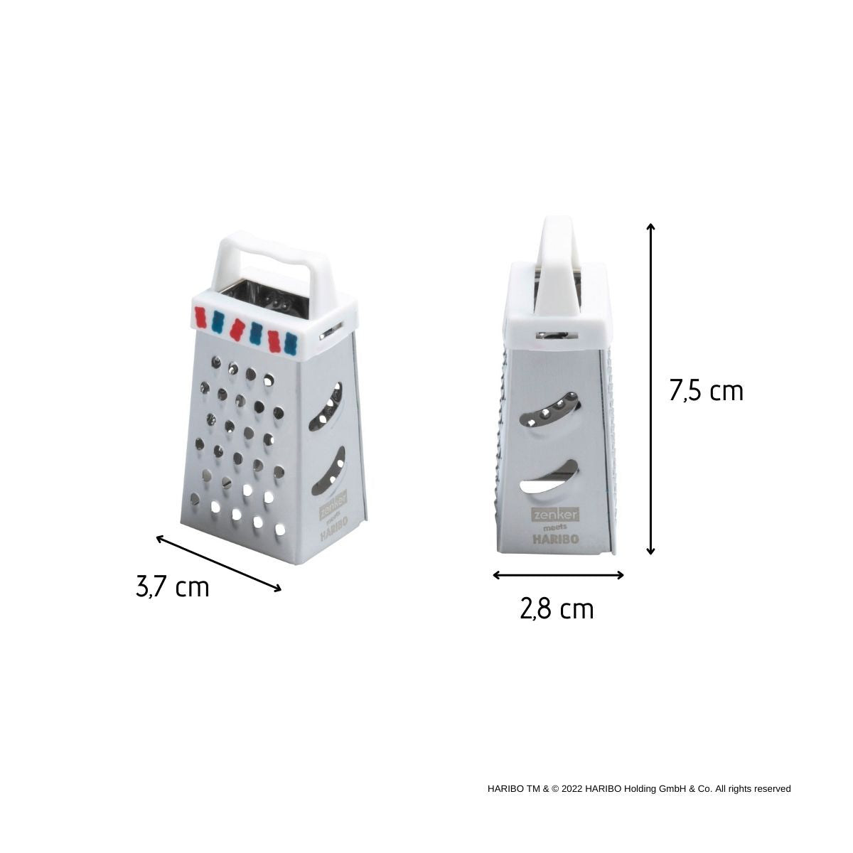 Zenker Haribo 4-Sided Mini Grater - Stainless Steel