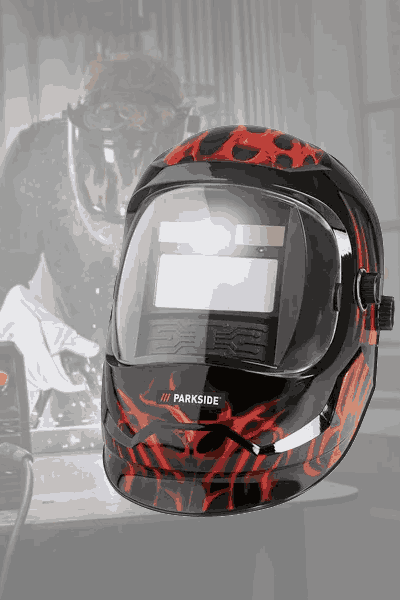 Parkside PSHL 2 D1 Automatic Darkening Welding Helmet, Black