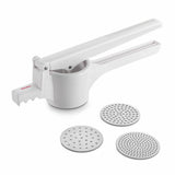 Metaltex Pressy Potato Ricer Press with 3 Discs Hard Plastic