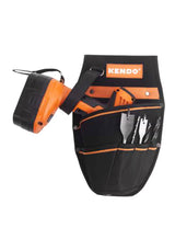 Kendo 6-Pocket Codless Drill Holder Orange/Black 32x20cm