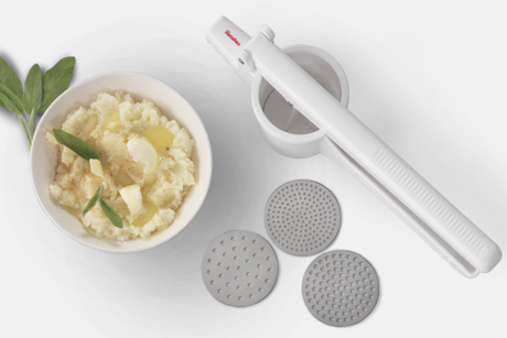 Metaltex Pressy Potato Ricer Press with 3 Discs Hard Plastic