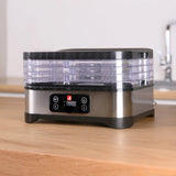 TEAM CUISINE Food Dehydrator - 250W with 5 Stainless Steel Trays and Digital Control