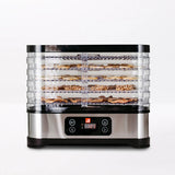 TEAM CUISINE Food Dehydrator - 250W with 5 Stainless Steel Trays and Digital Control