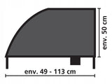 ULTIMATE SPEED Car Sunshade 2-Piece Mesh Set