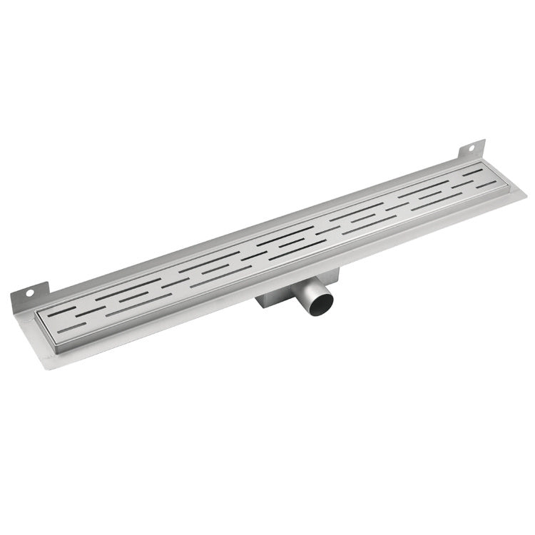COMFORT DRAINS Linear Shower Floor Drain - Stainless Steel Wall & Floor Installation