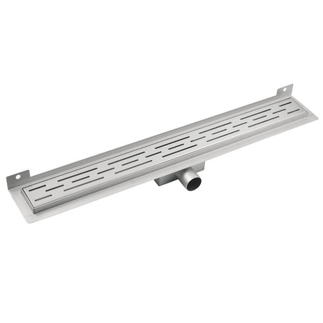 COMFORT DRAINS Linear Shower Floor Drain - Stainless Steel Wall & Floor Installation