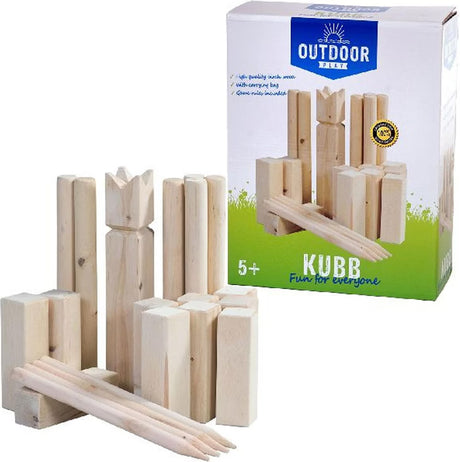 Yard Games Kubb Outdoor Tossing Game - Hardwood