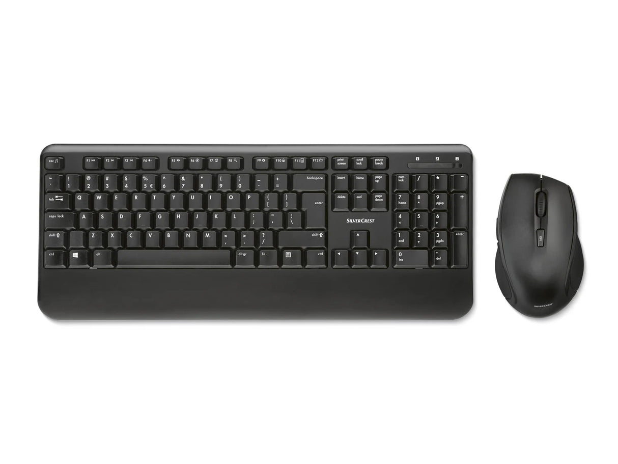 SILVERCREST Wireless Keyboard Mouse Set - CZ/SK Layout