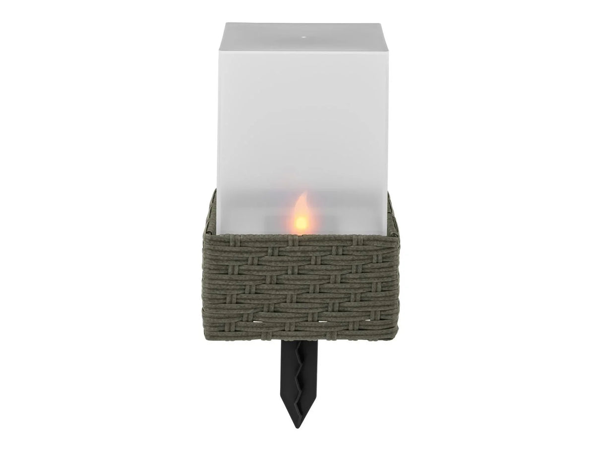 LIVARNO LED Solar Lamp with Flickering Flame Effect